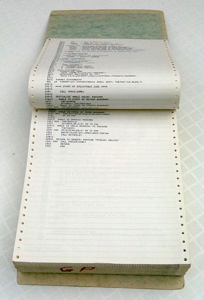 Old-style printer paper